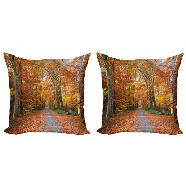 Printing autumn forest Leaf Cotton Linen Pillow Case Cushion Home Décor Cover